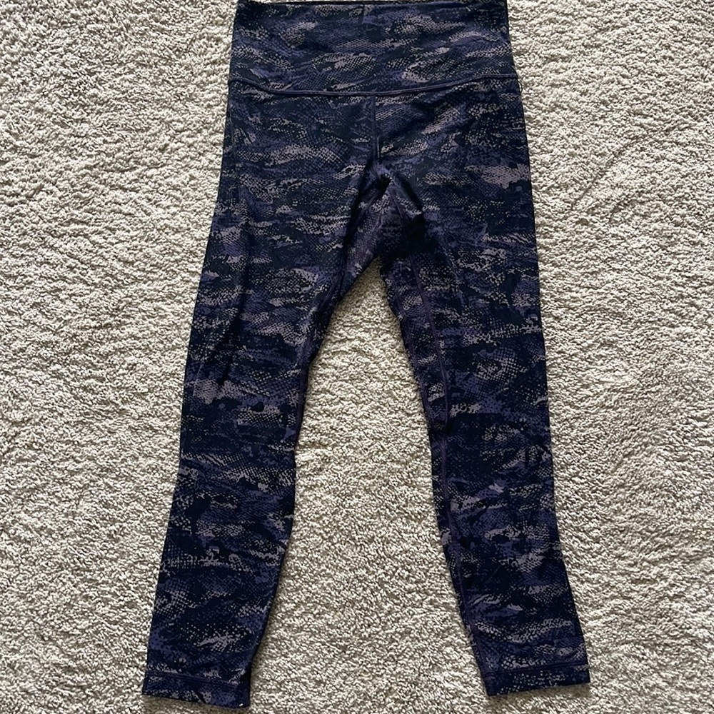 Lululemon Align Snakeskin Purple Leggings